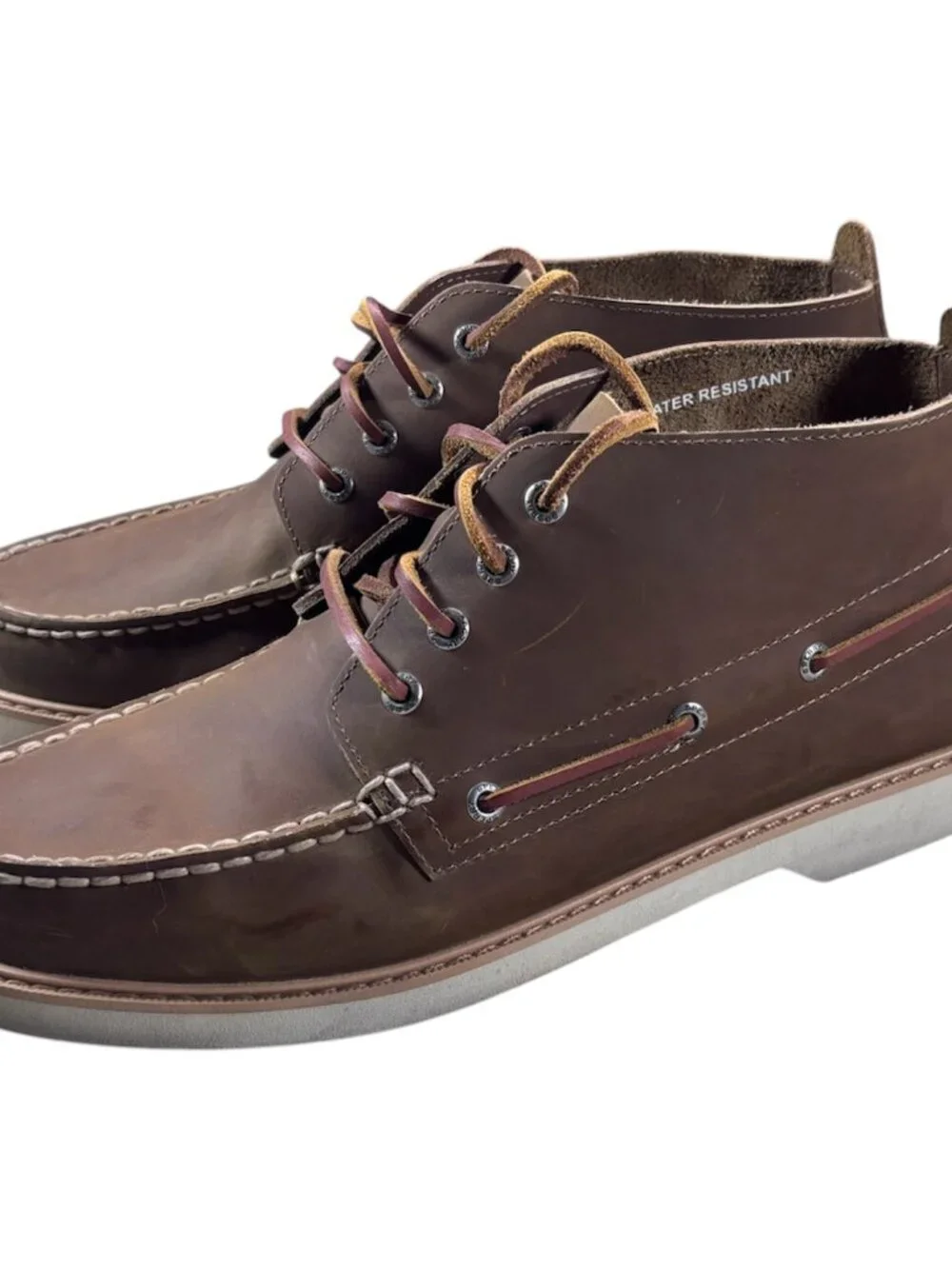 Sperry Men's Authentic Original Double Sole Chukka Leather Boots Shoe Size 11.5